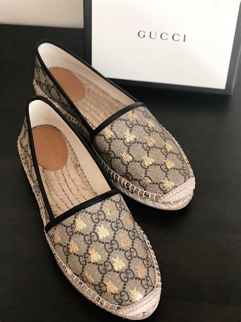 gucci bee espadrille|gucci espadrilles for sale.